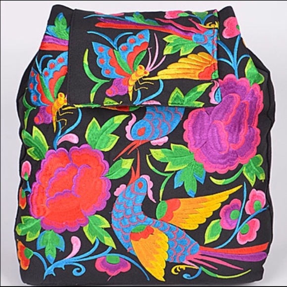 Bohemian Embroidered Backpack - Picture 3 of 6